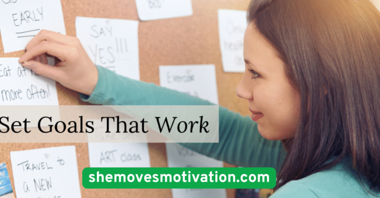 Set Small, Achievable Goals