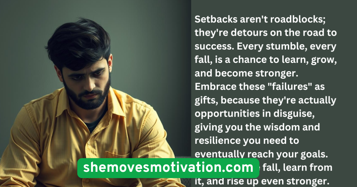  Don’t Fear Setbacks—Learn From Them
