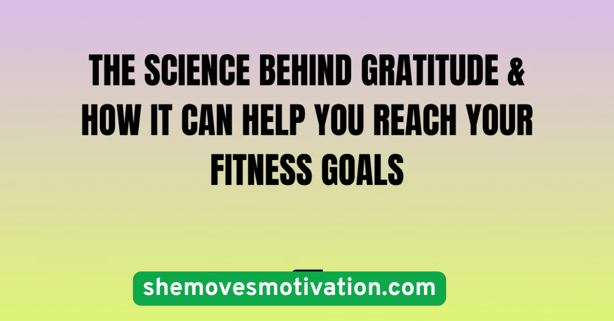 Keep a Fitness Gratitude Journal